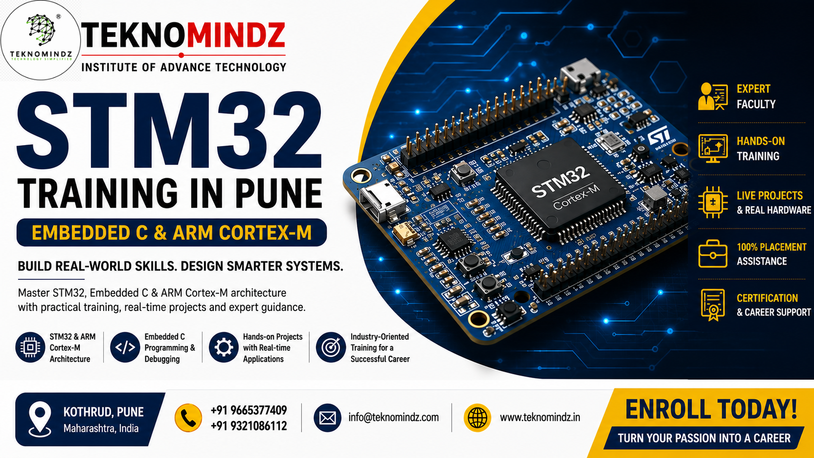 STM32 Course in Pune – Practical ARM & Embedded C Training Classes